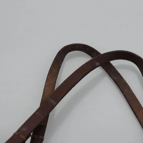 FENDI Zucca Canvas Hand Bag Brown Black Silver Auth EC490 - Picture 9 of 16